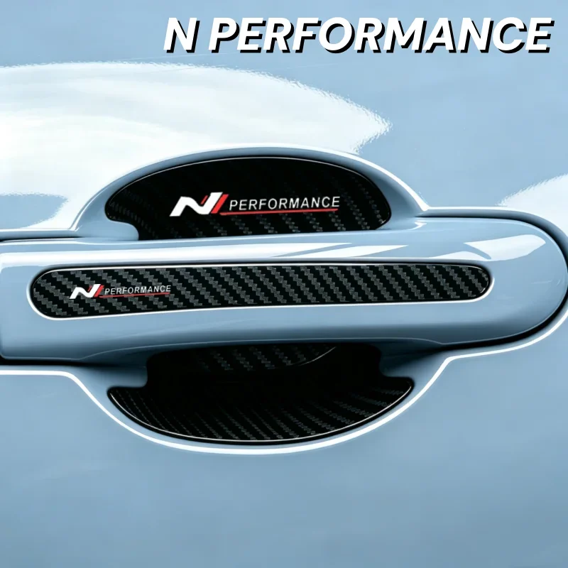 Door Bowl Exterior Car Stickers Cover for Hyundai N Performance i30N i20 ELANTRA IONIQ Veloster Kona Tuscani Tucson I10 Decals
