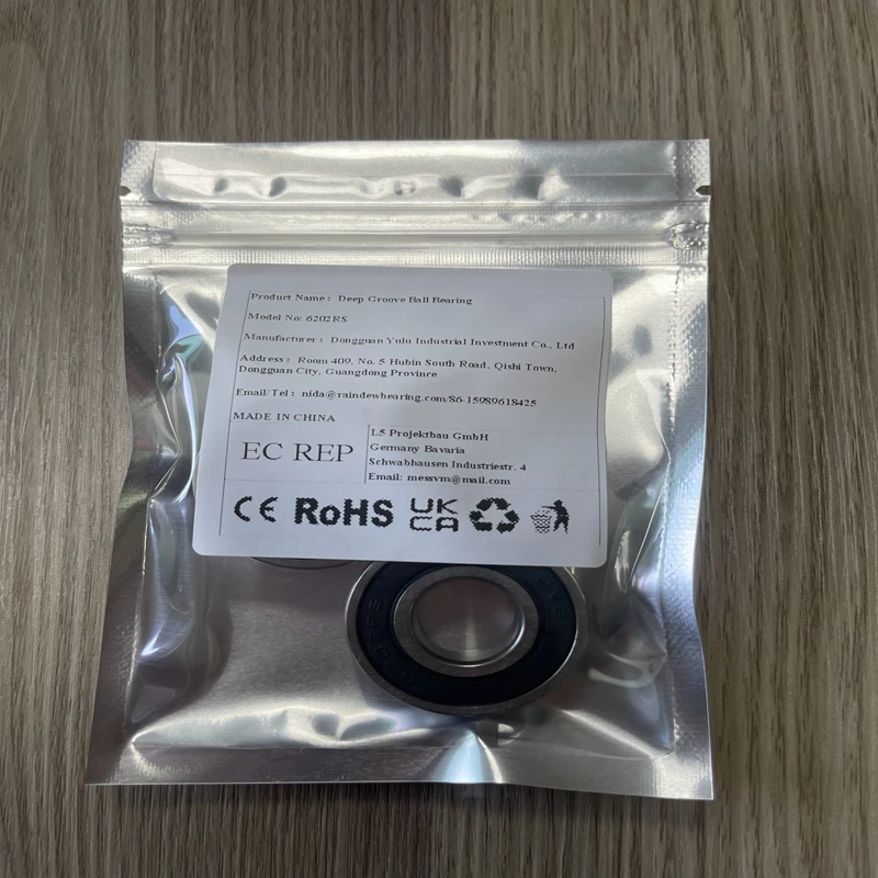 

2PCS Bearings 6200 6201 6202 6203 6204 6205 2RS High Speed ​​Ball Bearing for Electric Motors Wheels Bicycles Garden Machinery