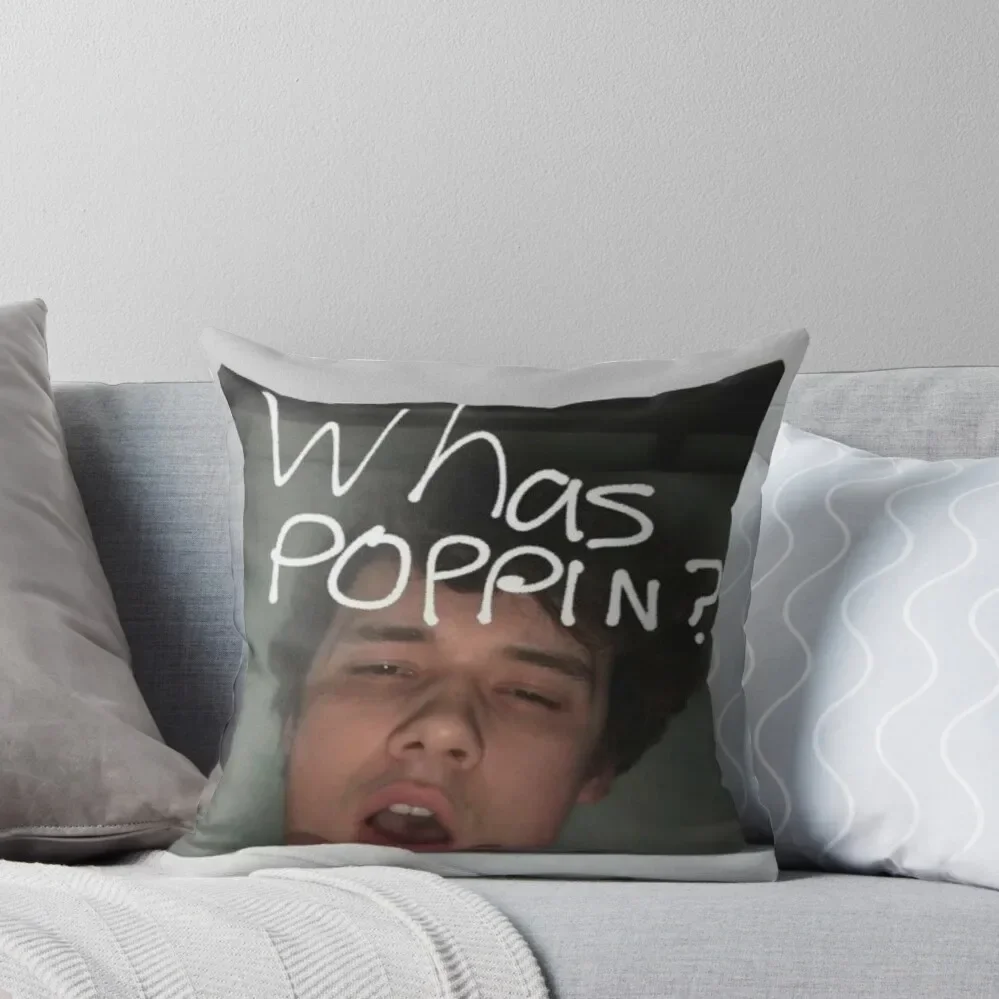 

wilbur whats poppin Throw Pillow Throw Pillow Sofa Cushion Pillow