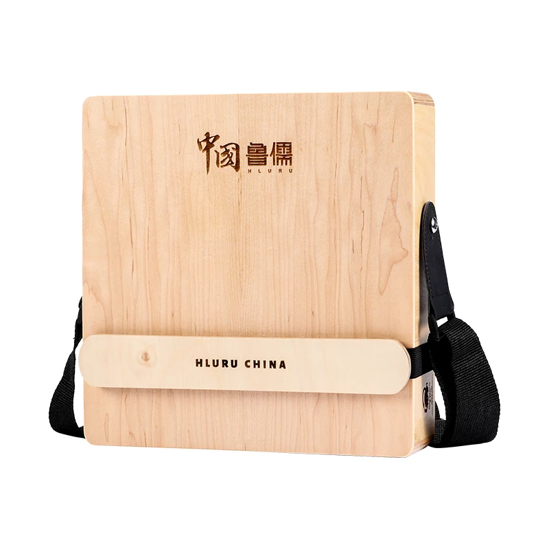 Hluru Cajon Drum for trave, Wood Hand drum, Bango drum, Portable Box Drum,Musical Instrument