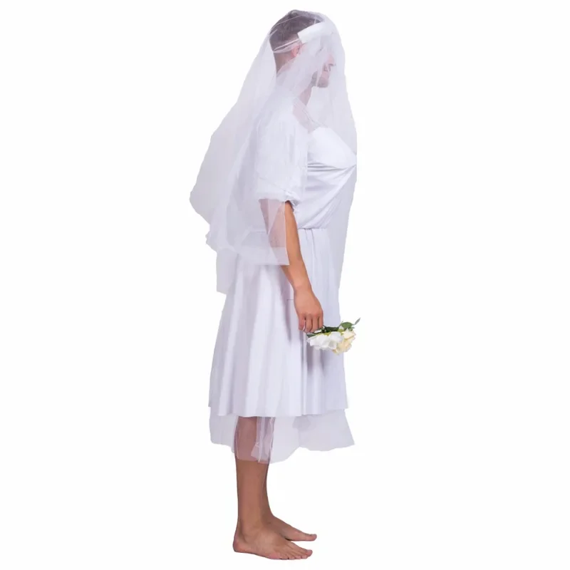 Забавный мужской костюм для невесты, костюм для Хэллоуина для взрослых и жениха, наряды для косплея, карнавальный Пасхальный Пурим, маскарадный костюм