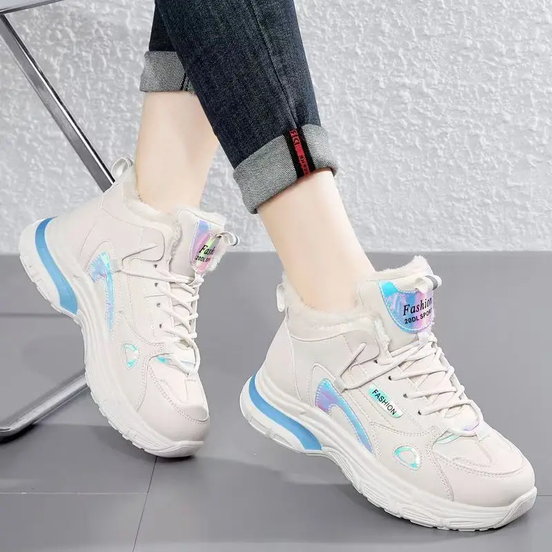 

Womens Sports Shoes Hot Sale of The Season Autumn Winter New Anti-slip Soft Bottom Dad Shoes Fashion Comfortable Loafers Women