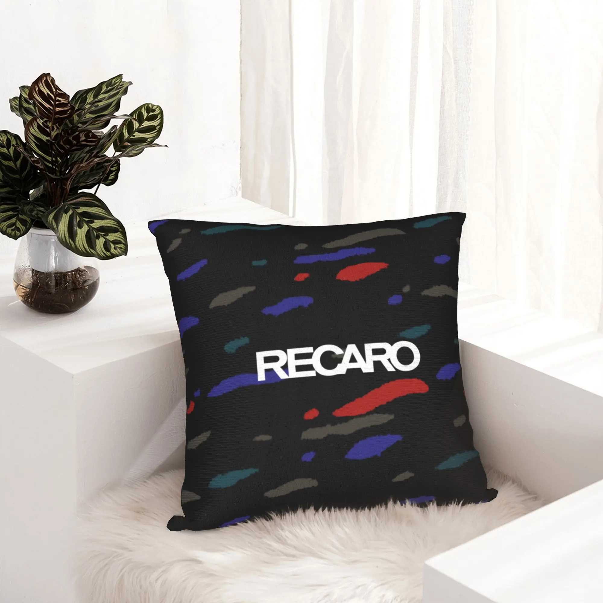 Seat Houndstooth Upholstery Pattern Recaros Nordic Throw Pillow Covers Home Decorative  Chair Cushion