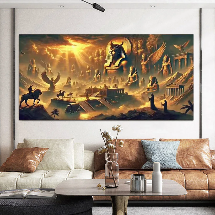 

Pyramid Egyptians Large 5D DIY Diamond Painting Egyptian pharaohs Diamond Mosaic Full diamond Embroidery handmade home Decor art