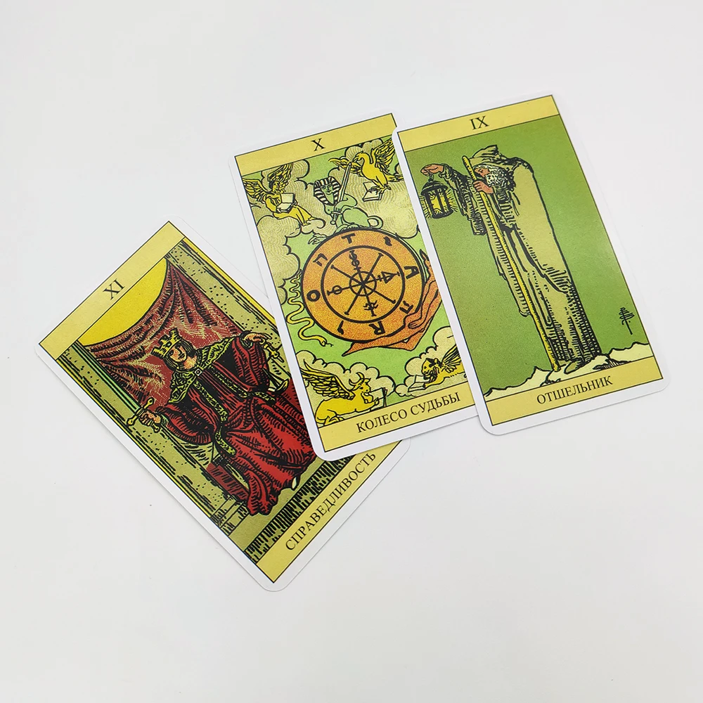 Russian Instructions Rider Tarot 78 Cards Includes Manual Booklet in Russian tarot Cards For Beginners