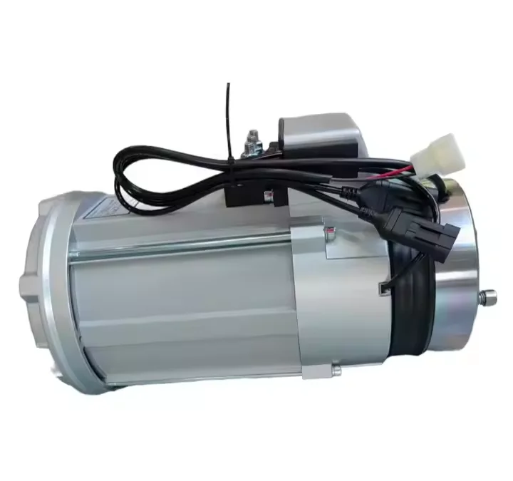 Golfcart I CON I40 5Kw 3 Phase Conversion Kit 48V 5Kw AC Motor Aqht44104bxt With Brake Big Ac Motor for Golf Cart