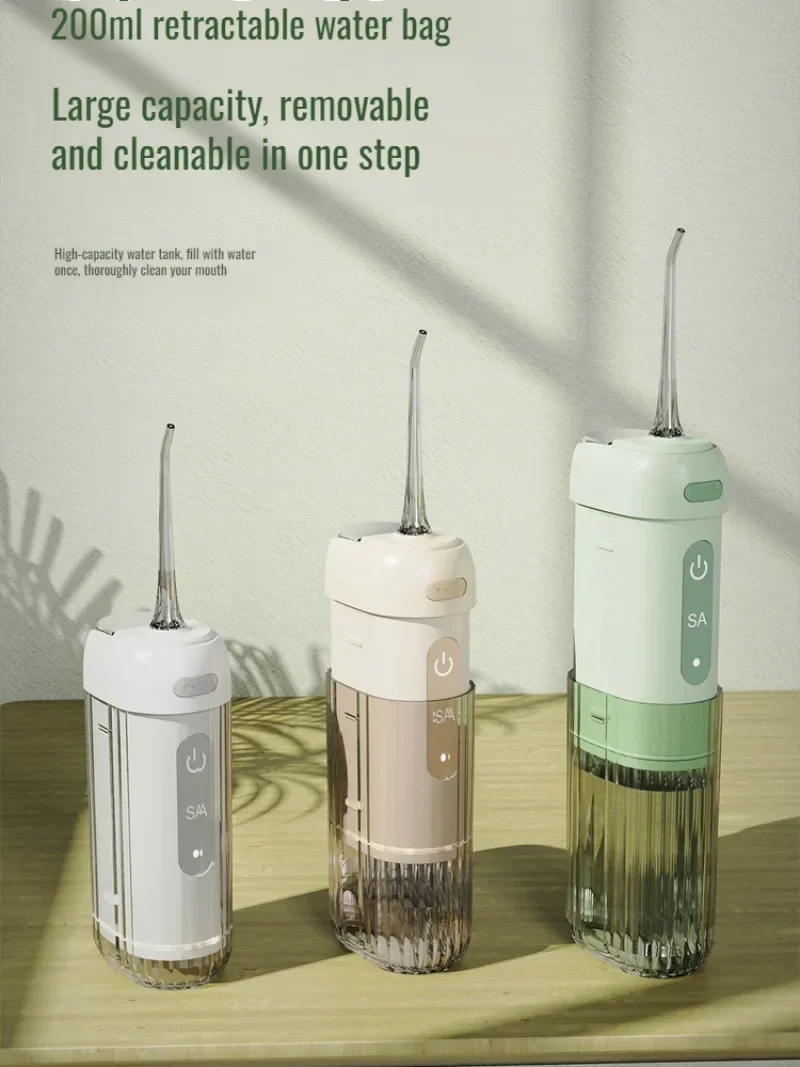 

Portable water flosser, ultrasonic water flosser, oral cleaning device, stone removal device, braces special tooth cleaning