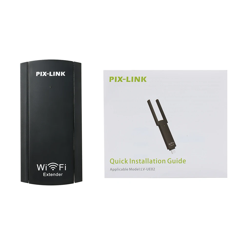 PIX-LINK USB Wi-Fi Range Extender Wireless Wifi Repeater Dual Antenna WiFi Signal Booster Amplifier AP Reapter 300Mbps 802.11b/g