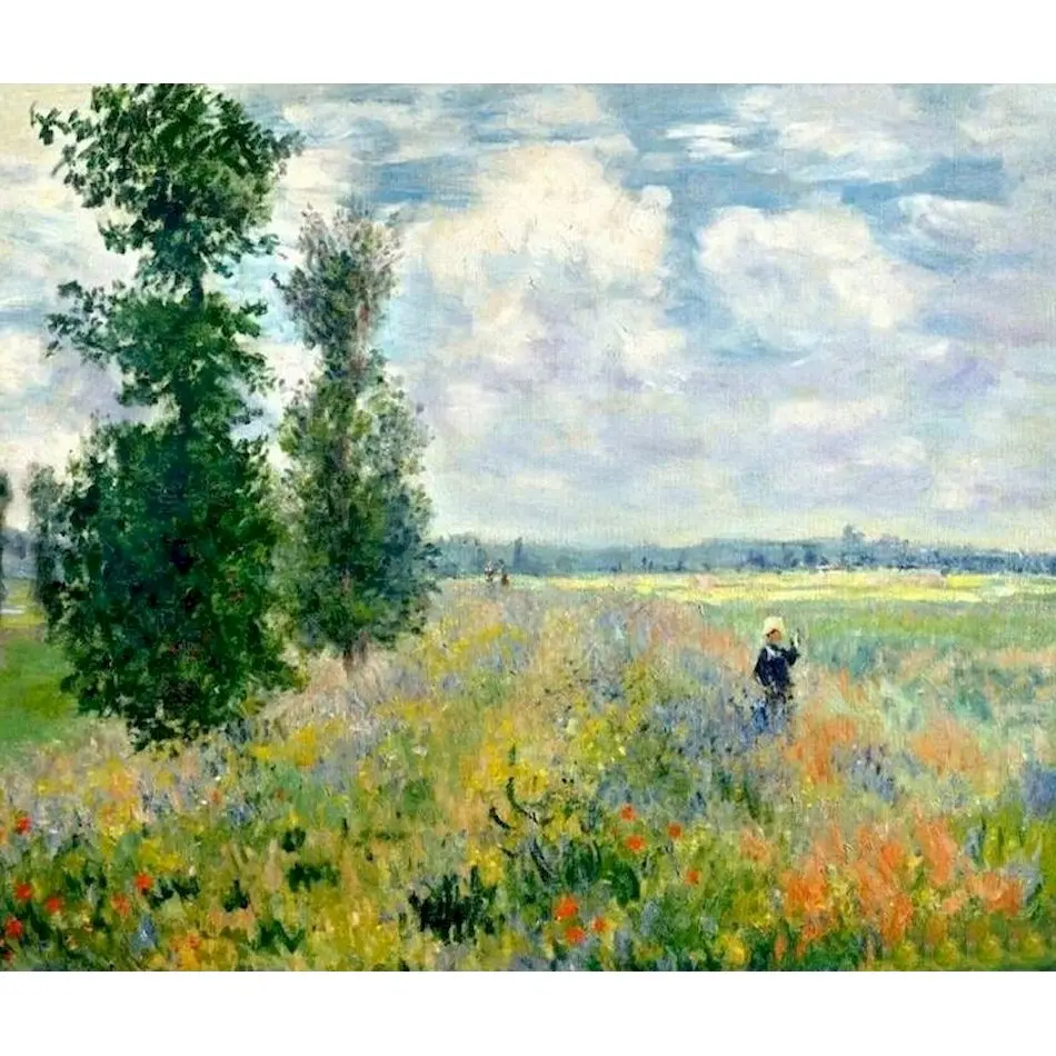 Impressionist-style Oil Painting Background Landscpae Digital Coloring Drawing Home Decor Portrait Photography Backdrops BR-15