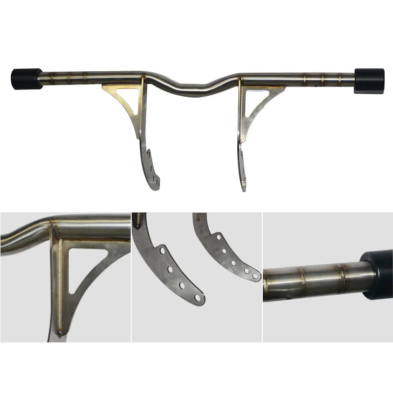 

For Harley 18+ Softail Street Fighter Road Wei Series Fat Boy Fat Ba New One-Bar Welding Pattern Modified Motorcycle Bumper
