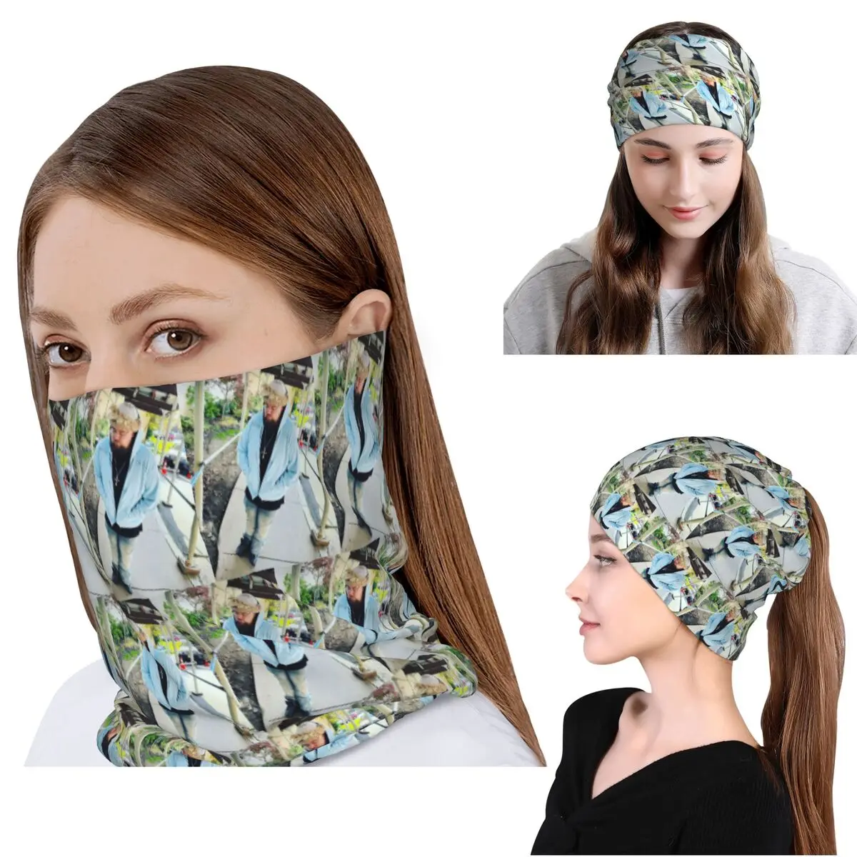 

Joeyy Singer Vocalist Music Rapper Bandana Neck Gaiter Mask Scarf Warm Balaclava Beanies Hat Unisex Adult Winter