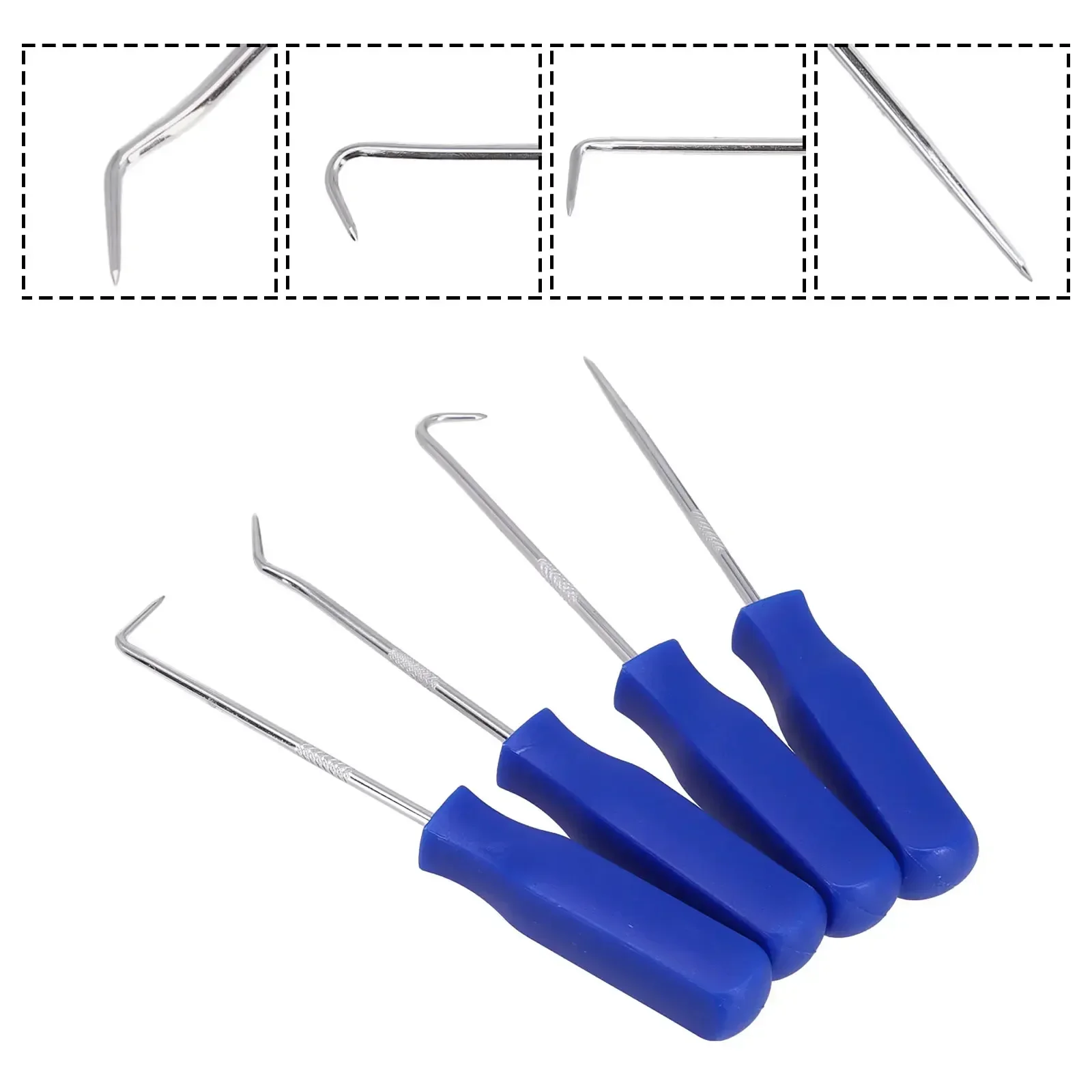 Pengambil kait otomatis penarik segel minyak cincin O ekstraktor 90 derajat Gasket Trim pencuci Remover alat pemeliharaan cuci