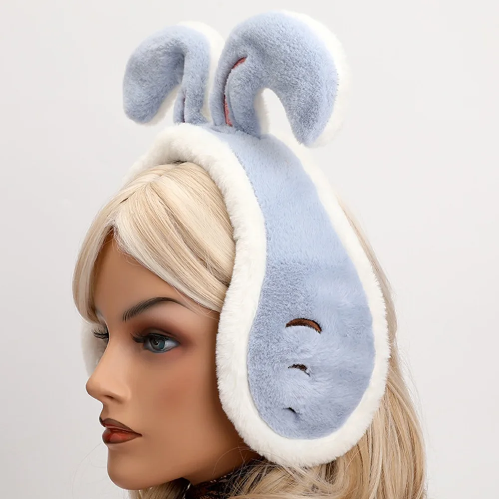 

Christmas Gifts Plush Rabbit Ear Warm Earmuffs Hair Bands Cold Protection Cute Ear Muffs Soft Keep Warm Ear Cover Winter