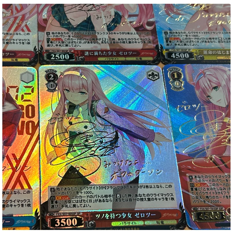 WeiB Schwarz DIY 9PCS/SET Angel Beats Charlotte Dearly Stars Boy anime collectible card Christmas birthday present