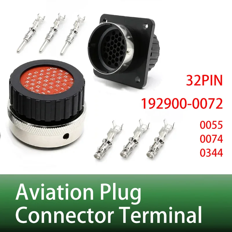 

1/5/50 PCS 32PIN ITT series aviation plug terminal male and female waterproof connector car connector 192900-0072 0055 0074 0344