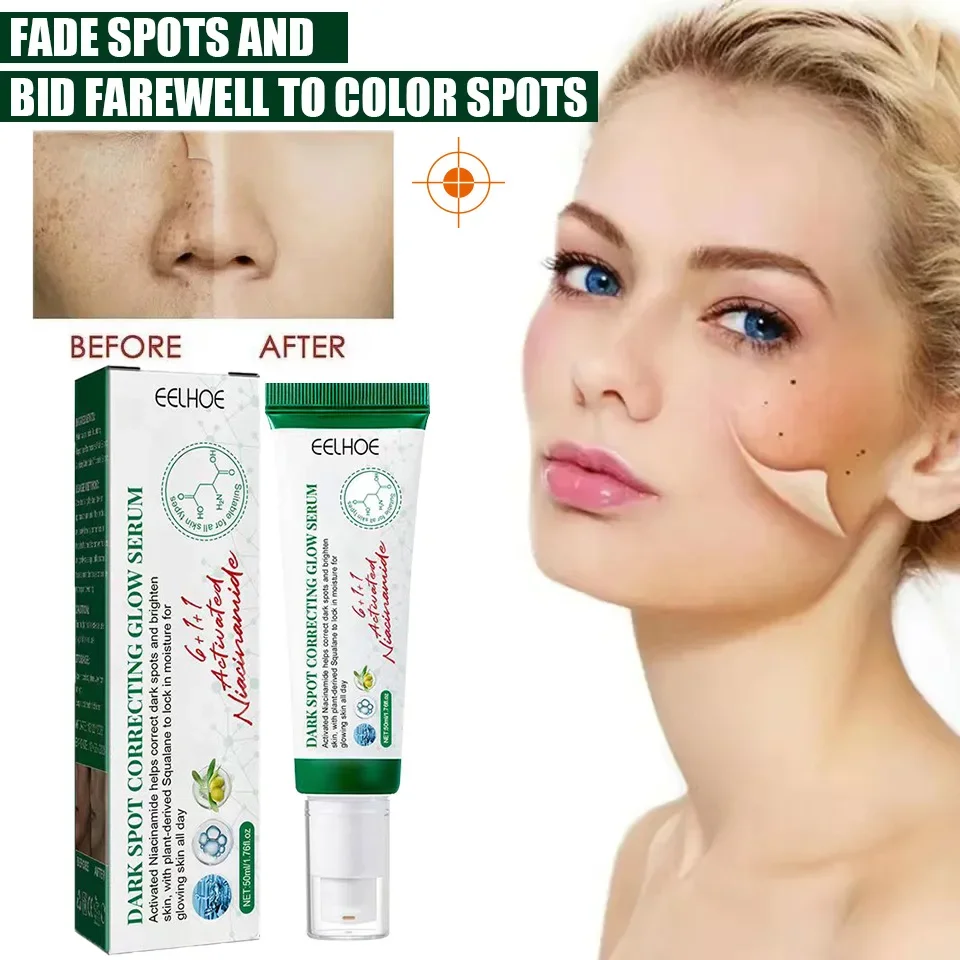 

50g Whitening Freckle Serum Remove Dark Spot Brighten Fade Melanin Correcting Facial Essence Skin Care