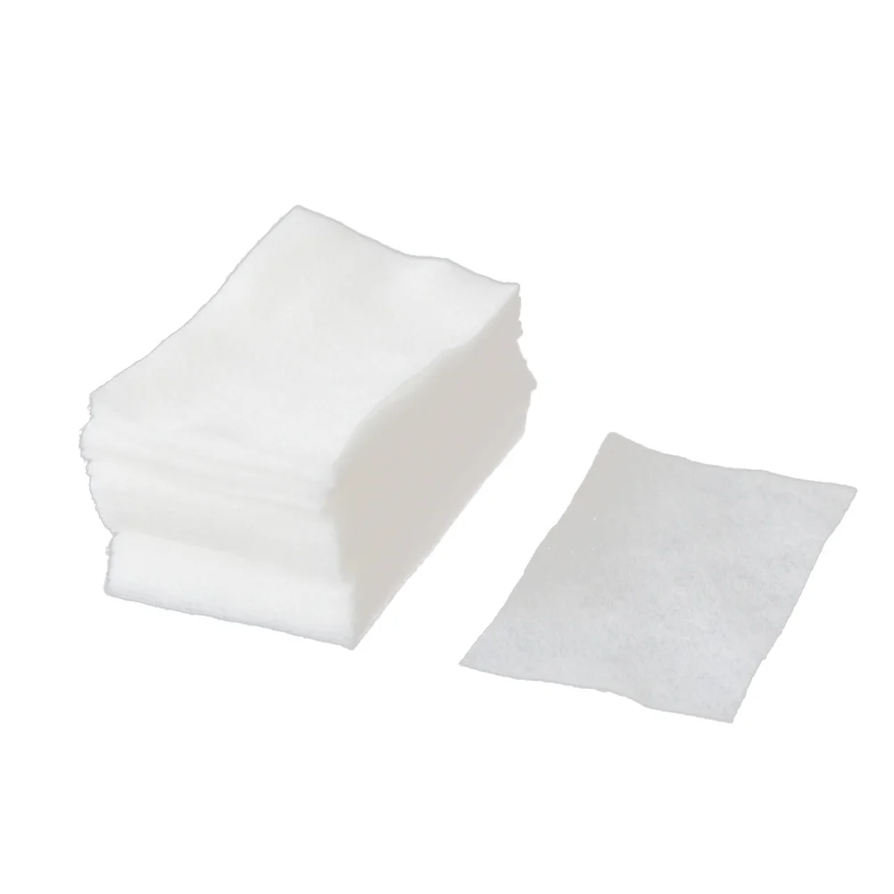 Almofadas de algodão descartáveis para maquiagem, 400 peças, macio, absorvente, tecido não tecido, removedor de maquiagem, almofadas de limpeza facial, portátil para casa, salão de beleza