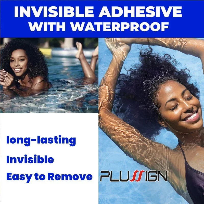 1/4pcs NEW Plussign Hair Wig Glue With Remover Super Lace Glue Kit For Lace Wigs Waterproof Toupee Closure Hair Glue Remover Wig