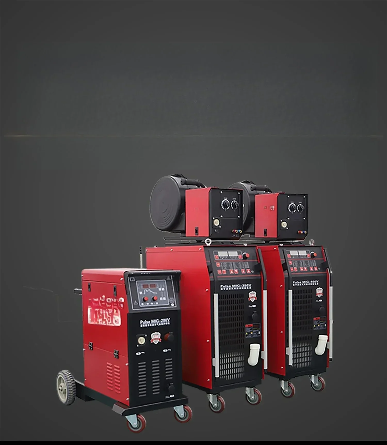 MIG-280V / 350V  500V digital double pulse aluminum alloy gas shielded welding machine industrial grade