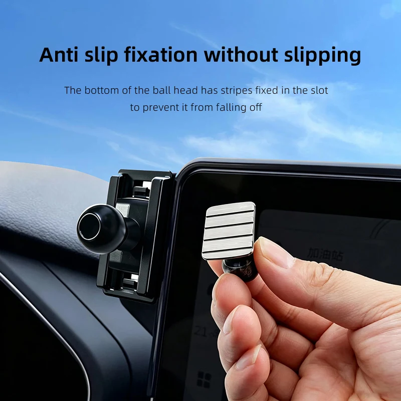 17MM Metal Ball Head Car Phone Holder Link Support Fitting For Infiniti QX60 QX80 QX50 QX55 QX65 Q50 Q60 Q70 Luxe Sensory Sport