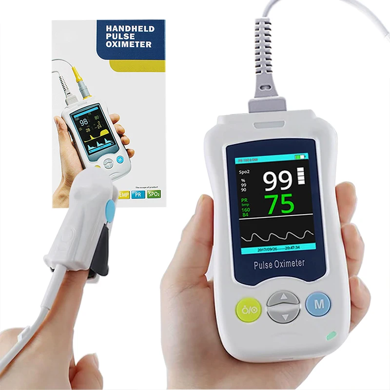 Medical Portable Handheld Pulse Oximeter For Adult Newborn Infant Neonatal Child Baby Kids Mini OLED Fingertip Oximetro D3
