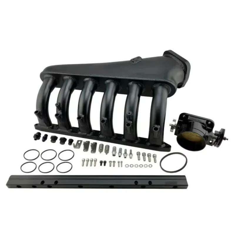 Intake Manifold W/ Fuel Rail+Throttle Body Fits For E36 E46 M50 M52 325i 328i 323i M3 Z3 E39 528i