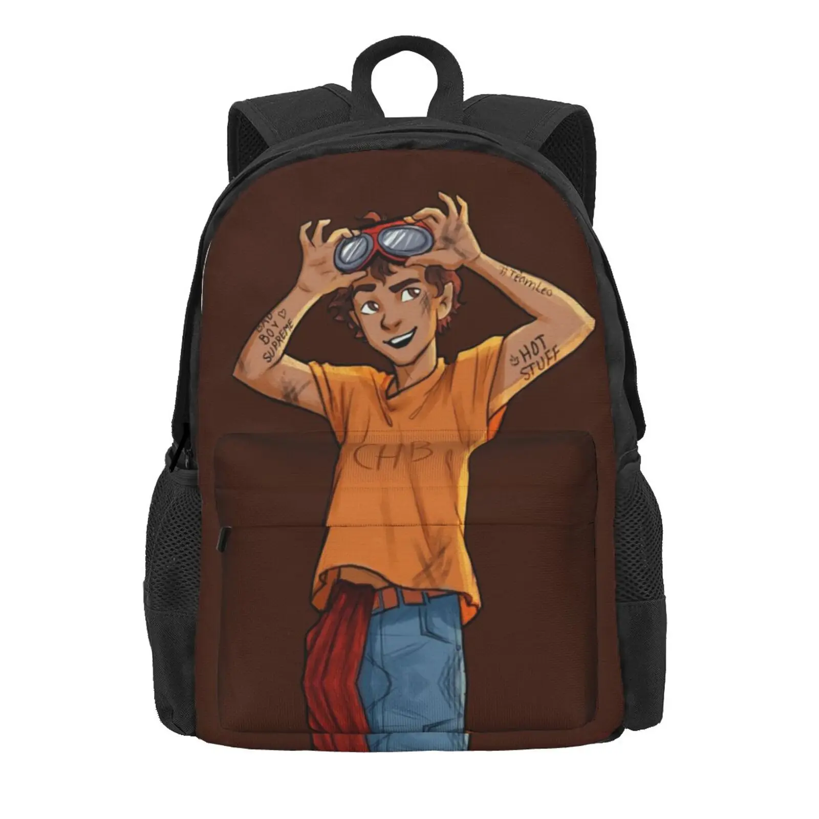 Leo Valdez Hot Sale Schoolbag Backpack Fashion Bags Leo Valdez Pjo Percy Jackson Rick Riordan Uncle Rick Bad Boy Fire Boy Camp