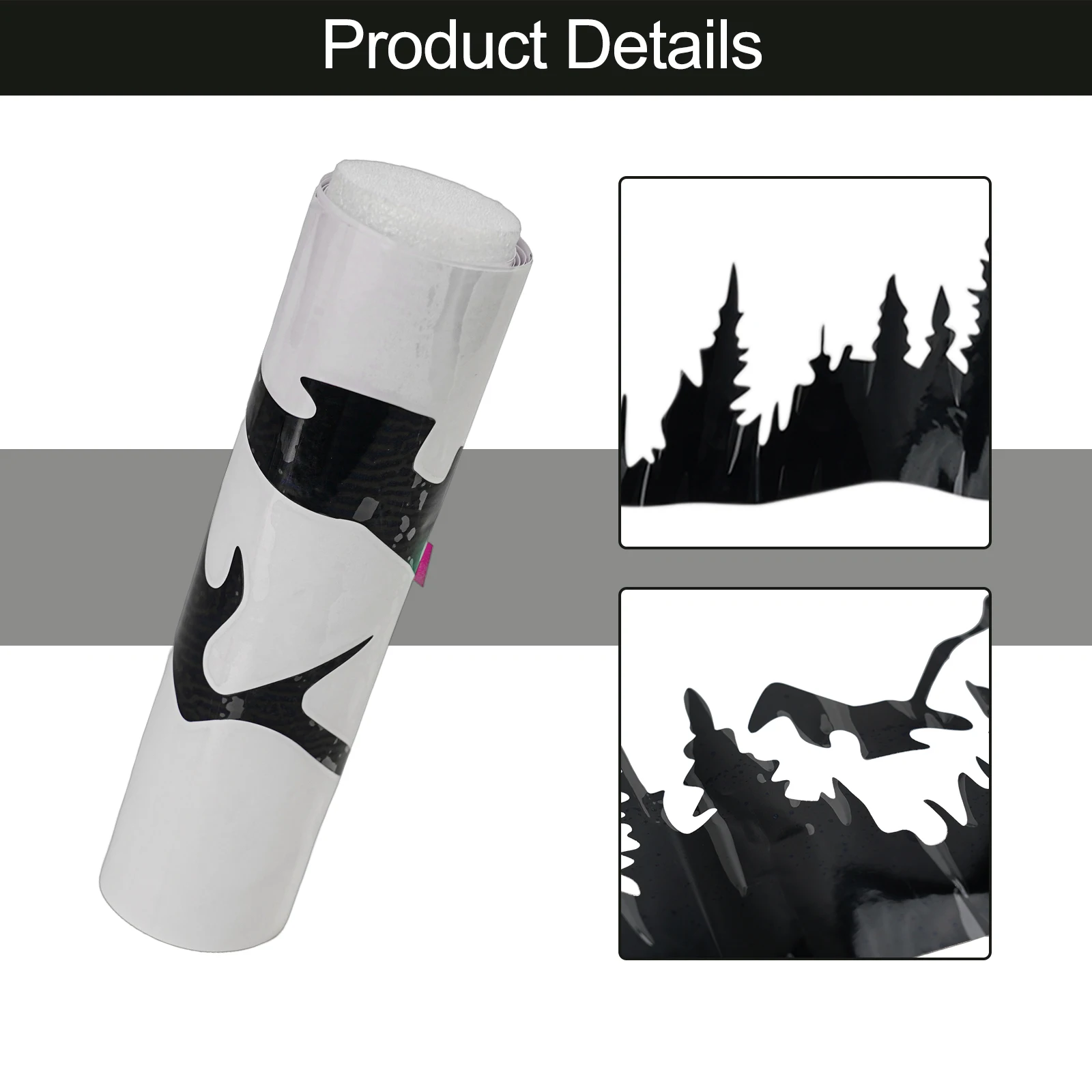 Decal Sticker for Car Exterior Accessories 100*17CM Black For Jeep Left Sturdy Truck Vinyl Vehicle for surface