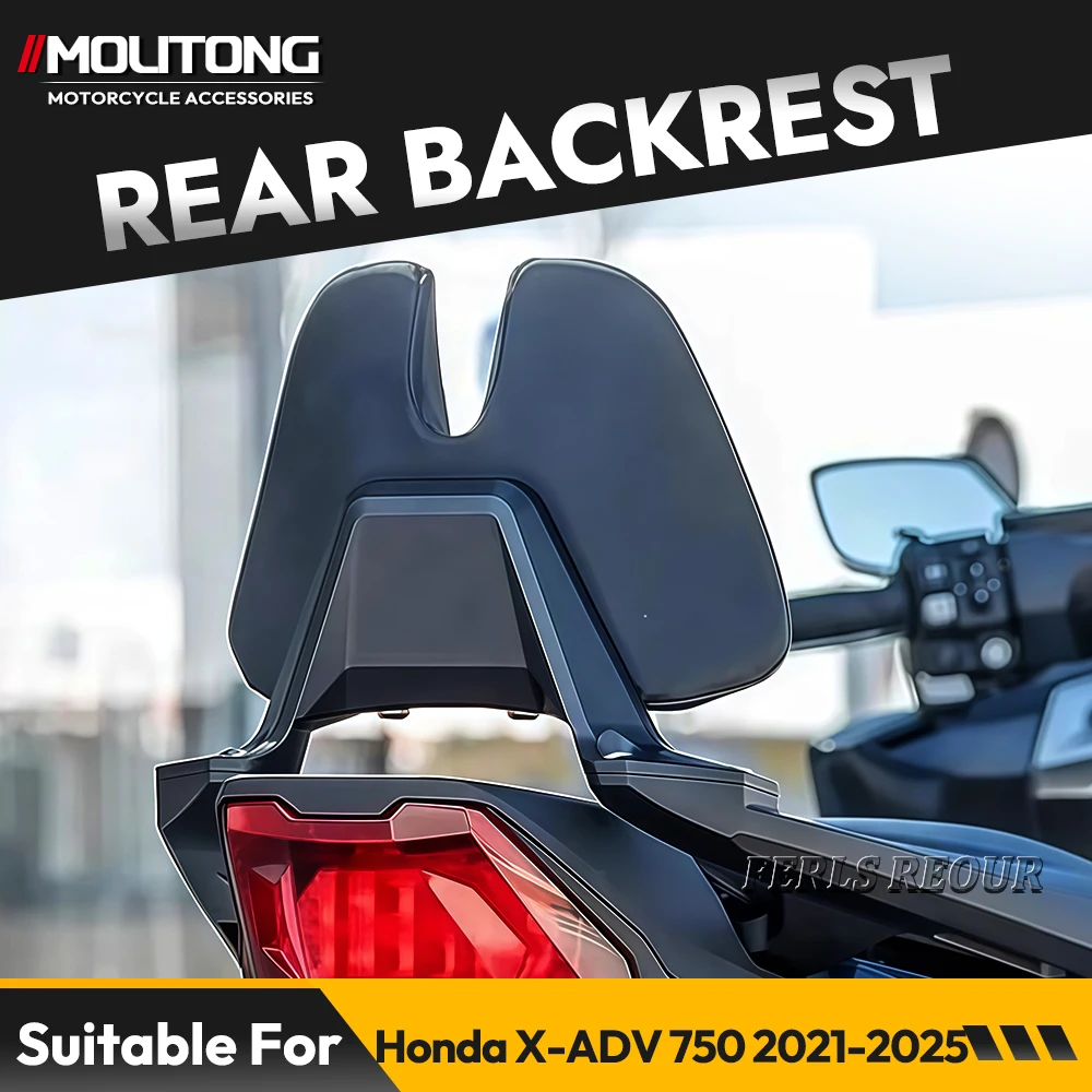 

For Honda X ADV 750 Motorcycle Passenger Seat Rear Backrest Kit Passenger Back Seat Rest Pad Motorcycle Accessories