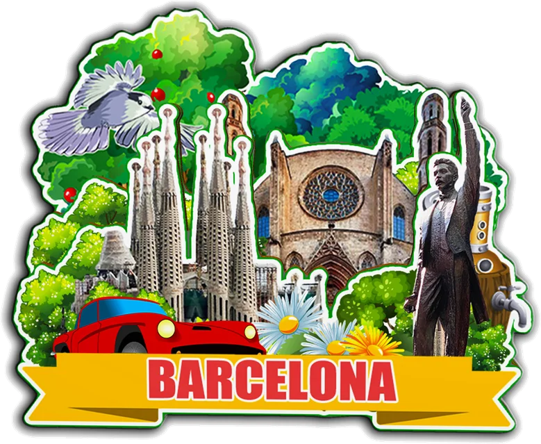 مغناطيس ديكور لبرسونا Terresa Mataro Sabadell Catalonia Spain City Landmark Travel #6