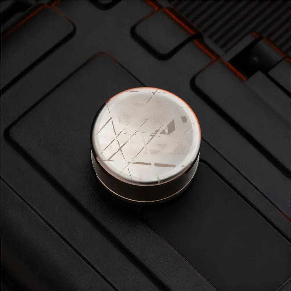 YIJIE EDC hexagramme Fidget Spinner serrure laque Zirconium 24.5mm bricolage accessoires Fidget jouet adultes soulagement de l'anxiété Gadget