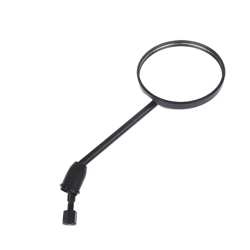 Motorcycle Mirrors Universal 8mm Scooter E-Bike Cafe Racer Retro Rearview Mirrors Adjustable HD Vision ABS Round Side Mirror image 4
