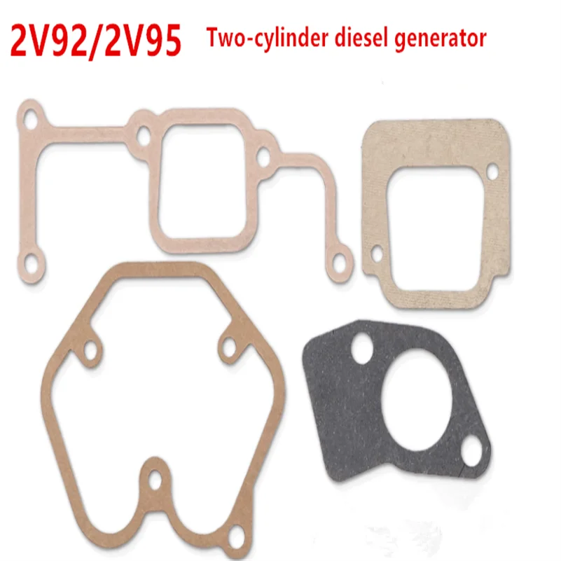 Two-cylinder Diesel Generator 2V92/2V95 Pressure Relief Cap Exhaust Pipe Air Filter Intake Manifold Gasket