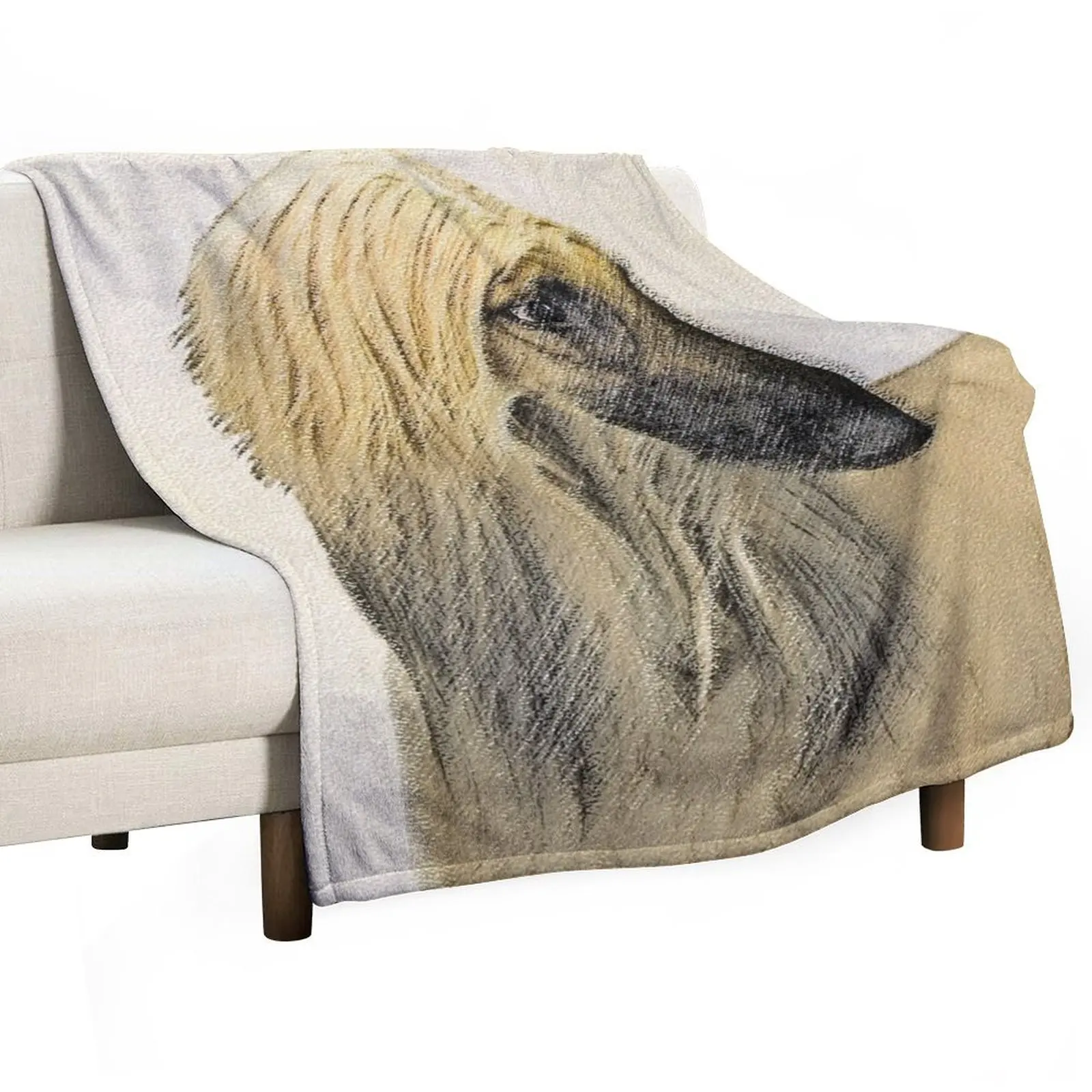 

Afghan Hound Throw Blanket funny gift for babies Giant Sofa For Decorative Sofa Blankets