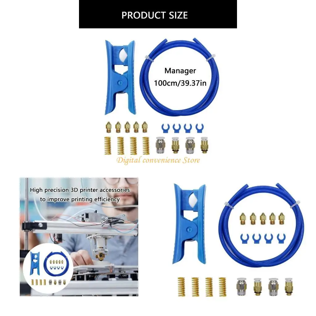 

97QA, 15 шт., расходные материалы для 3D-печати, простой в установке набор пневматических разъемов для профессиональных проектов