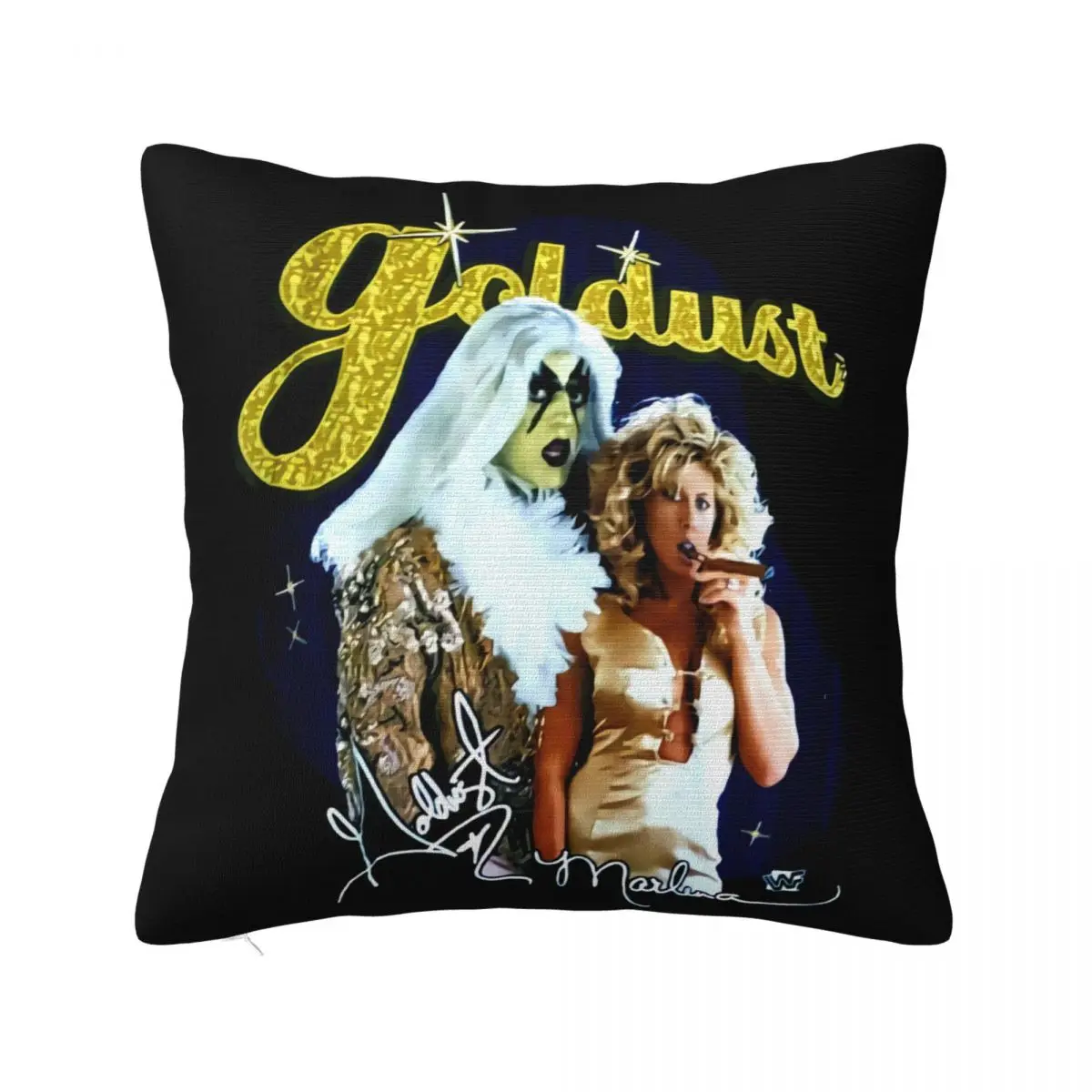 Vtg Wwf Goldust Marlena Wrestling Reprint 2021 Pure Family Summer Cheap Price Rap Pure Children Woman Pillow Case