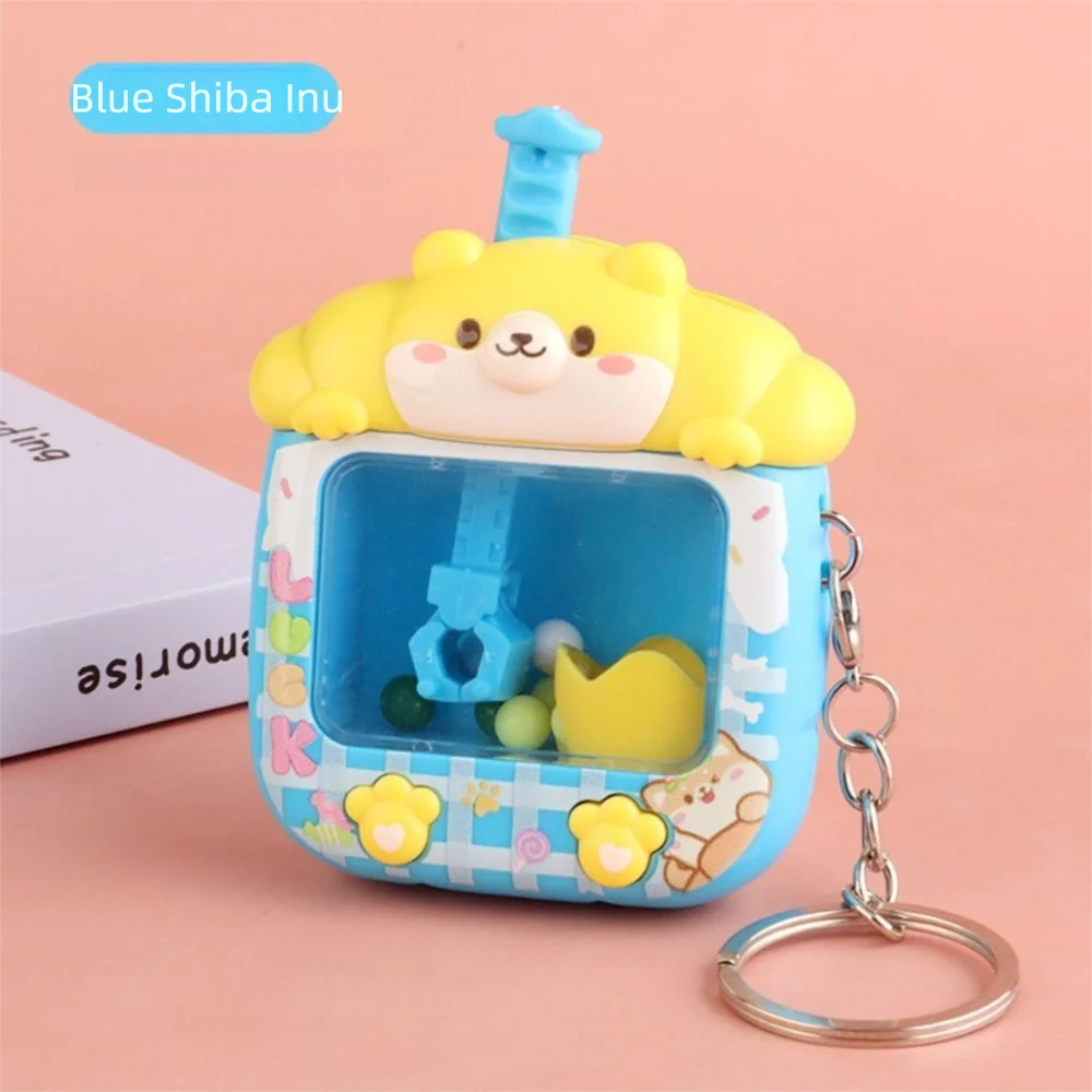 Fun Ball Catching Machine Keychain Household Machine Small Mobilephone Pendant Children's Mobilephone Accessory