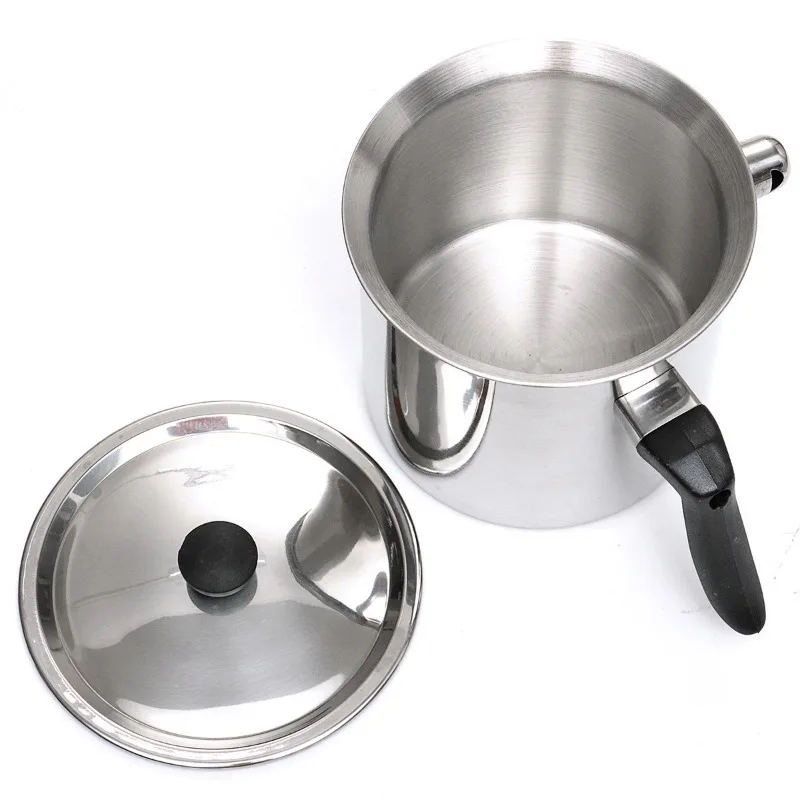 Double Wall Stainless Steel Beeswax Melting Pot Heat Insulated Wax Melter Beekeeping Tool