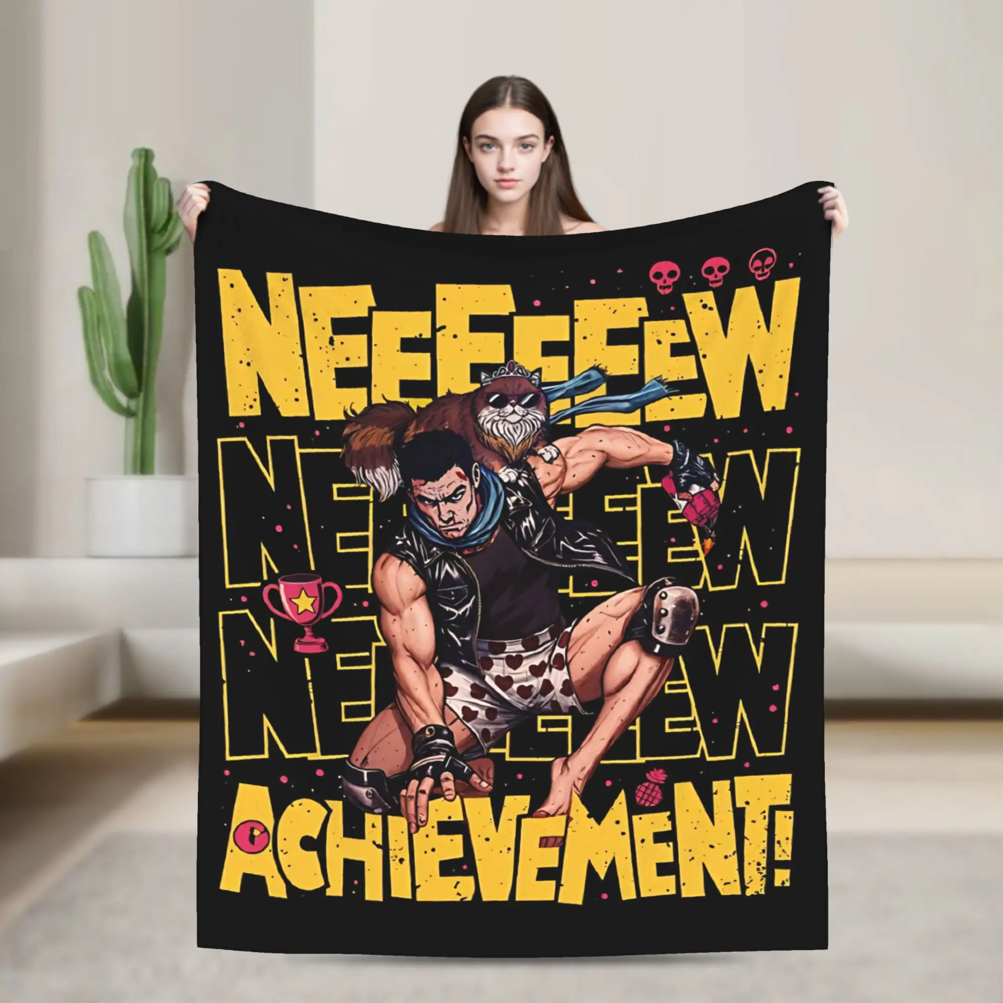 

New Achievement Blanket Flannel Dungeon Crawler Carl Multifunction Super Warm Throw Blankets for Bedding Couch Quilt