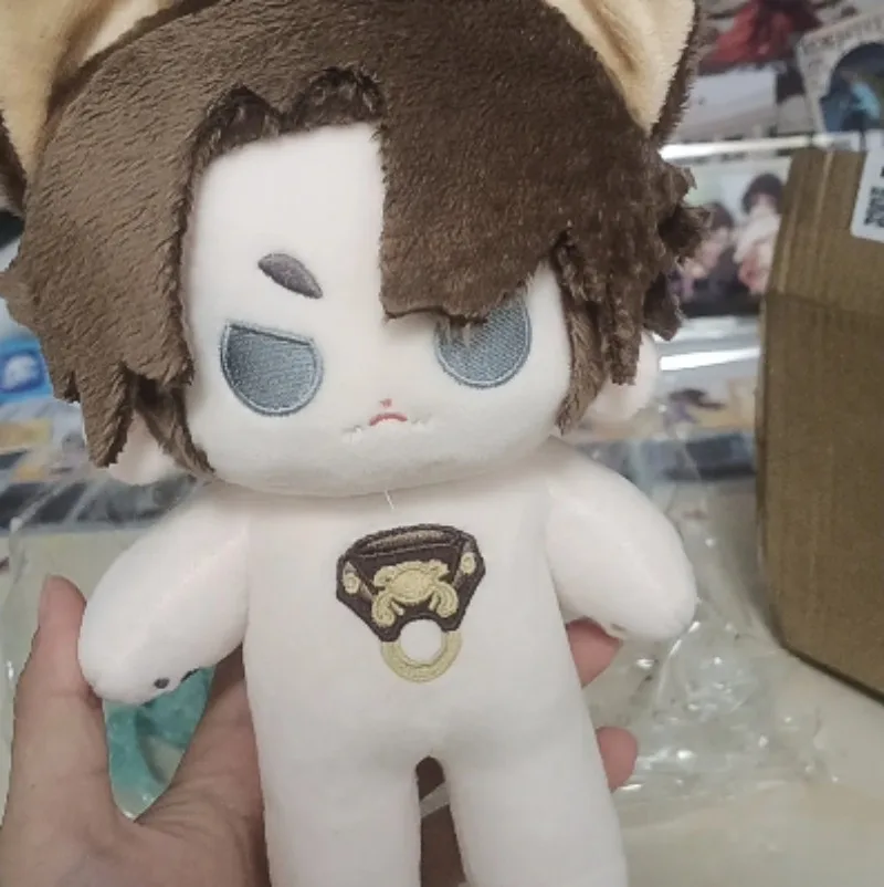 

Anime Game Identity V Mercenary 20cm Kawaii Cosplay Cotton Doll Body with Skeleton Naib Cartoon Dress Up Toy Figures Fans Gift