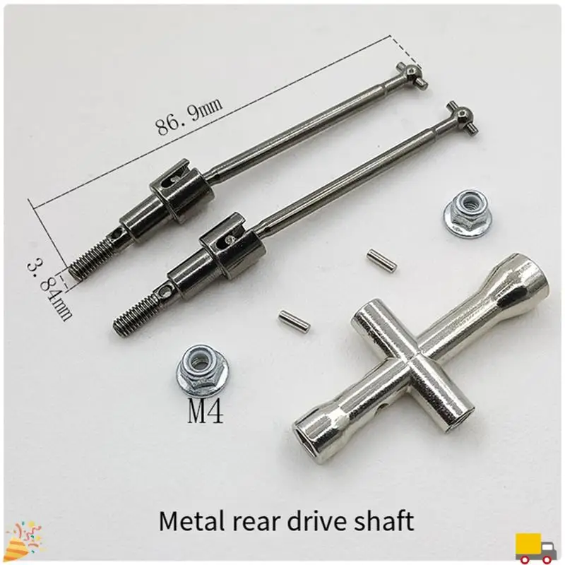 CVD ชุดเพลาขับสําหรับ SCY 16101 16102 16103 16201 Pro 1/16 แปรง RC รถอะไหล่อัพเกรด