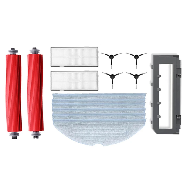 ممسحة فرشاة رئيسية قابلة للفصل لـ Roborock ، فلتر روبوت مفرغ ، ملحق فرشاة جانبية من السيليكون ، S7 ، T7S Plus ، G10 ، G10S Pro ، 15