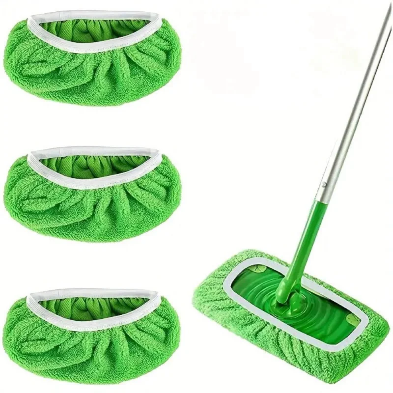 Microfiber Mop Replacement Heads Compatible with Swiffer Sweeper Easy Cleaning Mop Head Replacement for Household Floor Cleaning