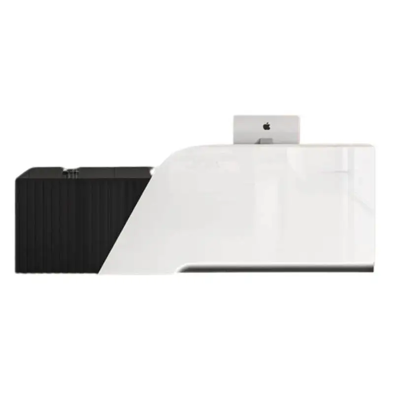 Logo Beauty Salon Reception Desks Hotels Led Restaurant Front Reception Desks Cosmetic Shop Biurko Do Recepcji Furniture Office