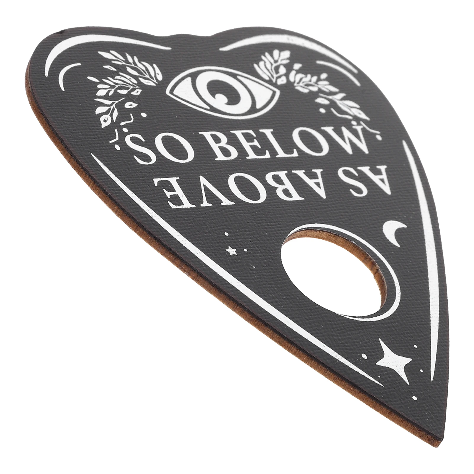 Houten Waarzeggerijbord Hartvorm Gesneden Berichtoppervlak voor Tarot Slinger Antwoordspel Decoratief Spiritueel Gereedschap Altaar Supply