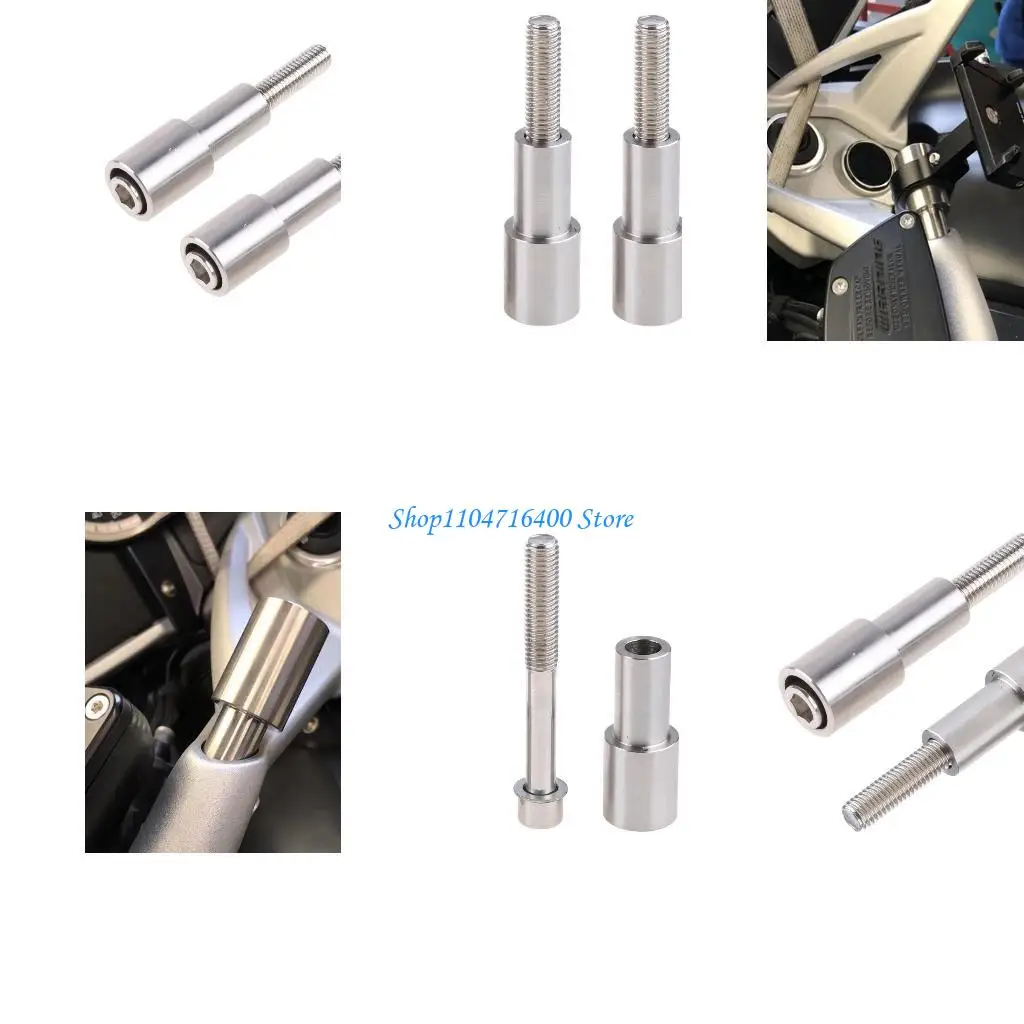 

y1gd Stainless Mount Bracket Extension Post Rod for R1200RT/R1250RT 2014-20 Motorcycle Holder Extension Rod Set