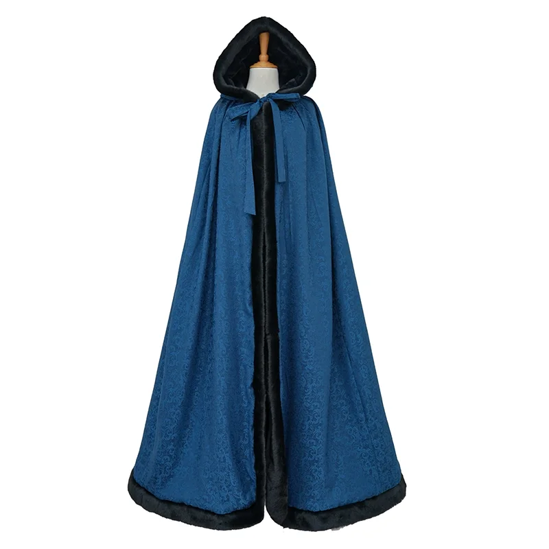 

Imitation Rabbit Fur Men's and Women's Hanfu New Chinese Style Cloak Winter Women's Thickened Velvet Hanfu Cloak Cape