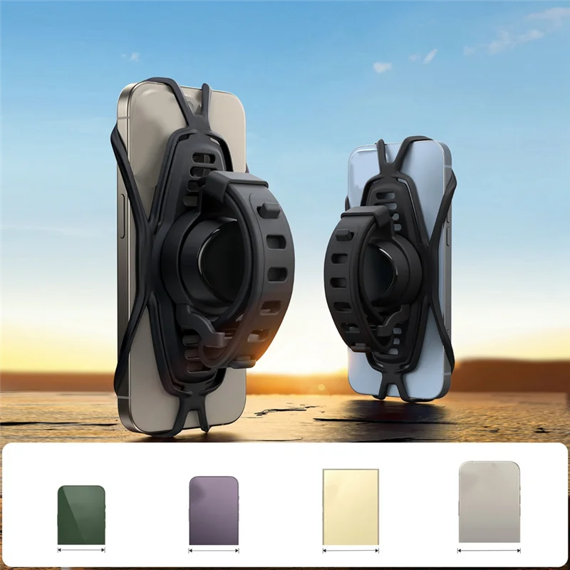 

Classy-JOYROOM Cycling Cell Phone Holder Bicycle Electric Bike Navigation Handlebar Bracket Silicone Strap Multi-Function Bracke