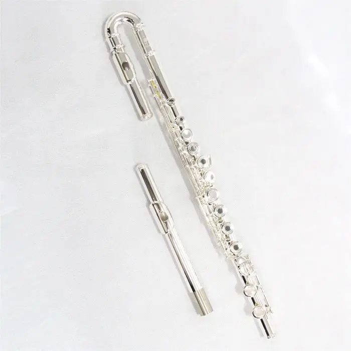 

High grade Flute Wholesale 16 open hole flute music instrument Silver Plated Chinese standard flute