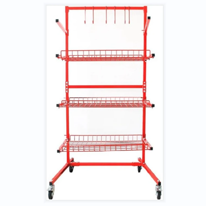 

Metal shelf bracket, car parts storage, movable handcart, tool storage rack, movable cart